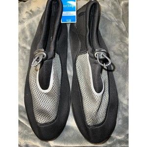 Mens West Loop Black/Gray Water Shoes Aqua Shoes Socks Size XL 13 NWT